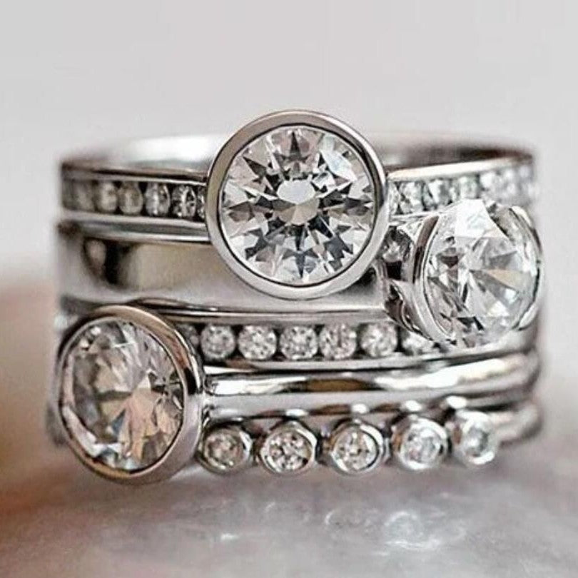 Upea Hopea Sormus päivittäiseen käyttöön