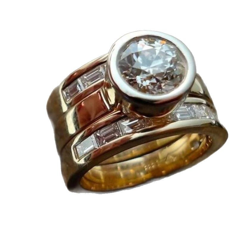 Kaunis Kulta Sormus ainutlaatuisella tyylillä