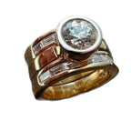 Kaunis Kulta Sormus ainutlaatuisella tyylillä